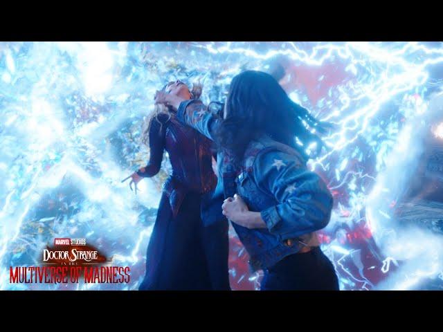 America Chavez vs Scarlet Witch Fight Scene [IMAX 4K] | Doctor Strange in the Multiverse of Madness