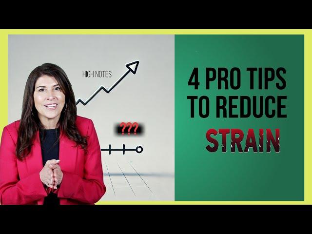 4 Pro Tips to reduce Vocal Strain When Singing | Sing Effortlessly!