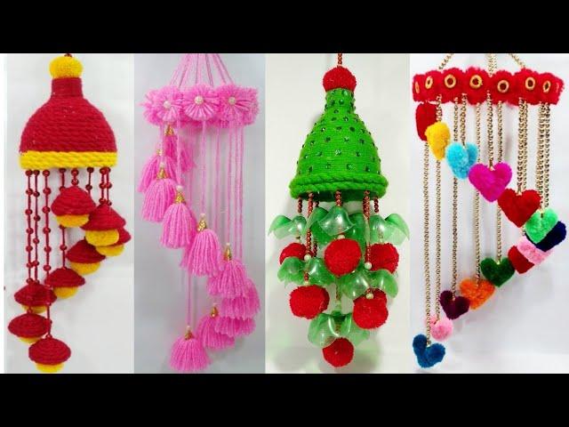 4BEST JHUMER DECORATION IDEAS/PLASTIC BOTTEL REUSE /WIND CHIME/CHANDELIER