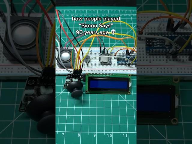 This is how your grandpa used to play it  #electronics #engineering #arduino
