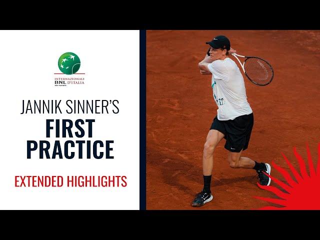 Jannik Sinner vs Jiri Lehecka: Full Practice Set On Sinner's Return To Tennis | #IBI25