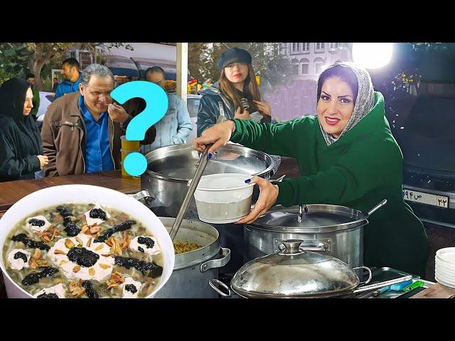 MOST beautiful Street Food Lady in TEHRAN! - STRONG woman food