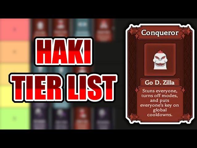 All RELL SEAS haki RANKED