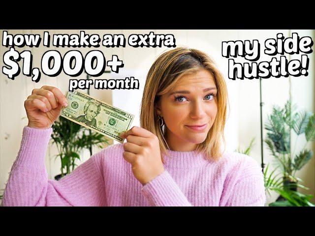 How I Make An Extra $1,000 A Month On My Side Hustle