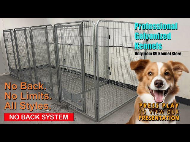 All Styles of NO BACK Kennel Systems – Save Money | by K9 Kennel Store