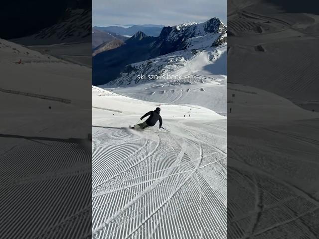 A fresh groomer can heal almost anything #ski #skiing