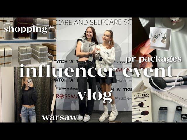 INFLUENCER EVENT VLOG  event catch a tiger, warszawianki, szkoła, haul