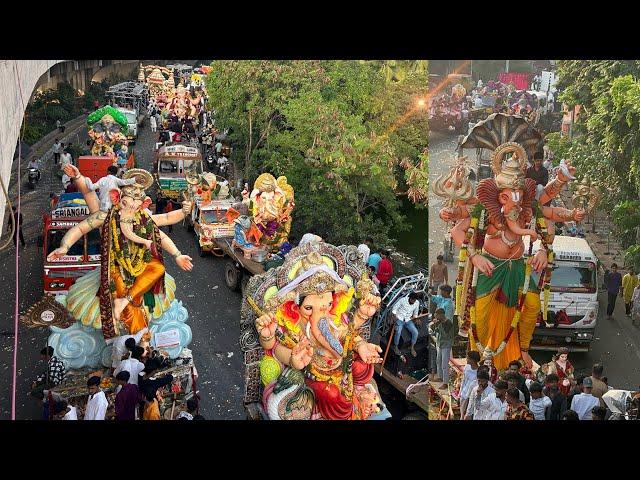 Big Ganesh Shobha Yatra | Ganesh Nimajjanam 2024 | Tank Bund Ganesh Visarjan 2024 Hyderabad #ganesh