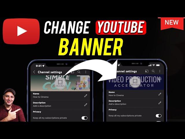 How to Change YouTube Banner on Phone Android & iPhone