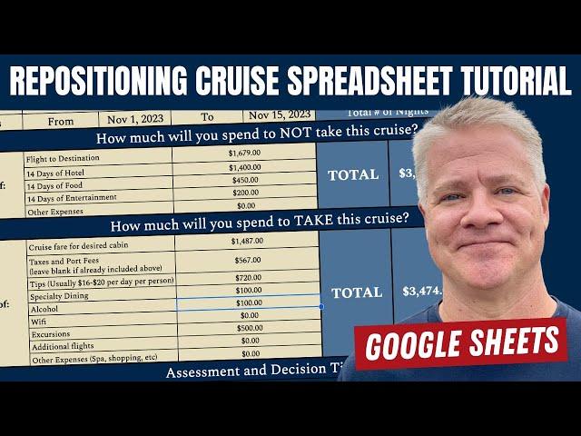 Repositioning Cruise Tool: Fly vs. Cruise Showdown (FREE Spreadsheet!)