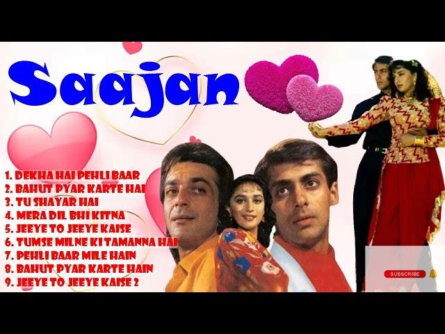 Saajan movie all songs Album , Video,Audio, Jhankar, Jukebox, 90s Hit, Love Songs, Romantic songs