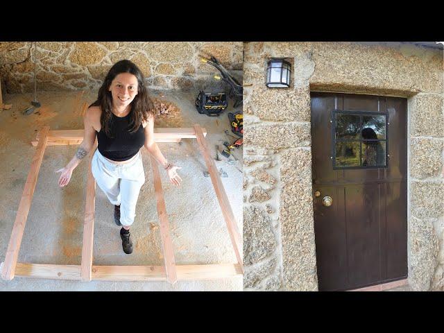 Building a MEZZANINE in our off-grid Stone Cottage