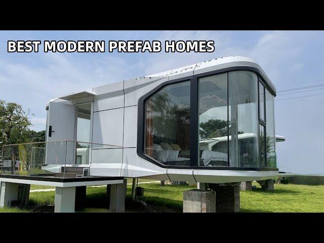 Best Mondern Prefab Homes | VOLFERDA E5 Capsule House Tour