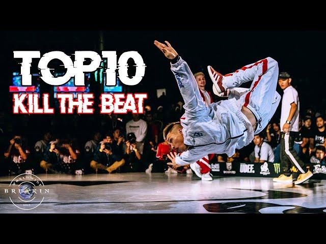 TOP 10 KILL THE BEAT In Breakdance 2021  INSANE MUSICALITY 