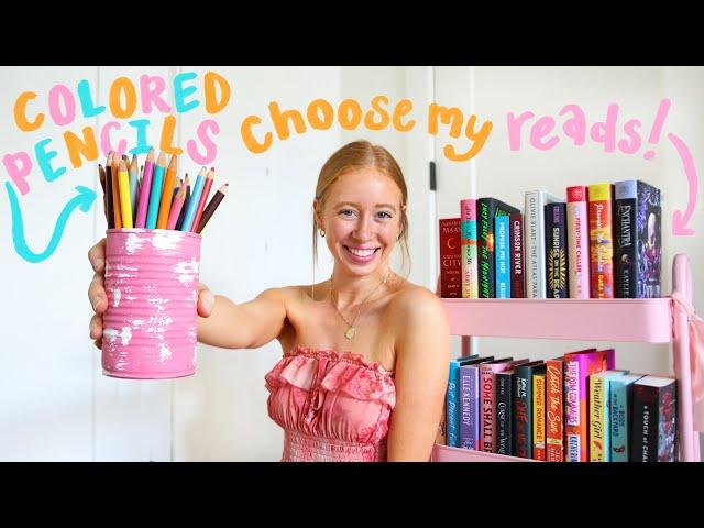 Colored Pencils Choose the Books I Read for a month!