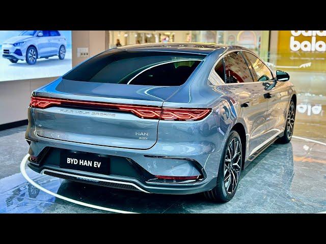 New BYD HAN EV 2024 - 602km Luxury EV | Time Grey Exterior And Interior