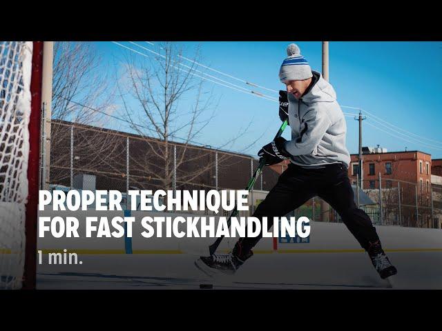 Proper Technique for Fast Stickhandling