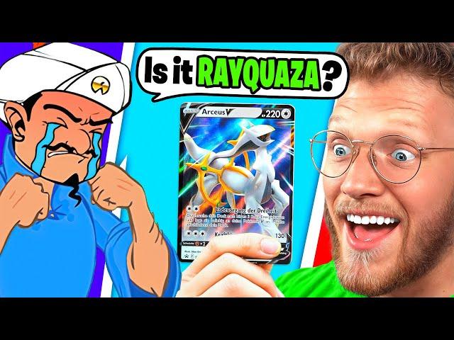 Can You Beat The AKINATOR With Pokemon PACKS?