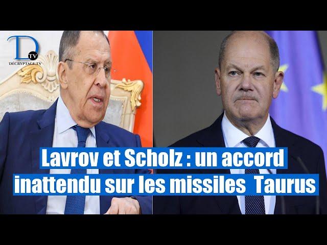 Lavrov félicite la décision de Scholz de refuser de fournir les missiles à l'Ukraine