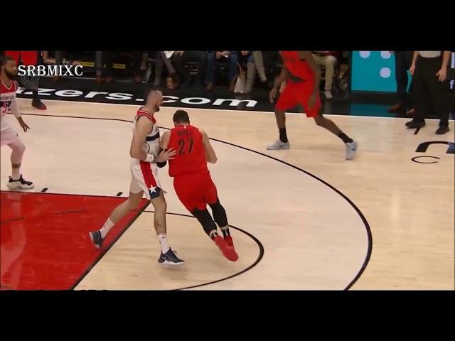 Jusuf Nurkic 15 pts 9 rebs 3 blks vs Wizards 17 18 season