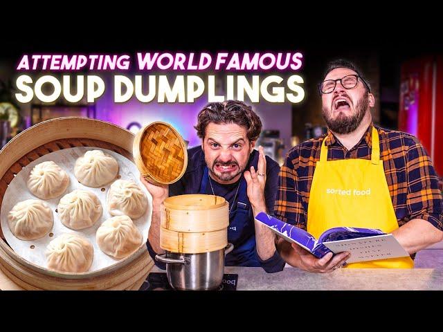 SIGNATURE DISH Cooking Challenge | Soup Dumplings from Din Tai Fung!! Sorted Food