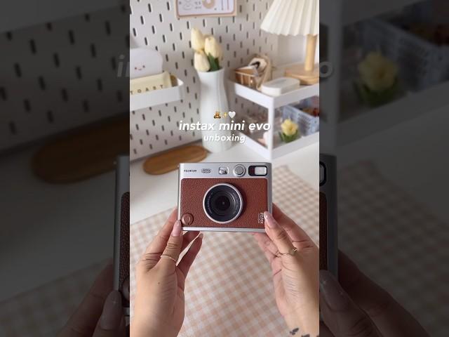 my new instax mini evo unboxing  #instax #fujifilm #camera