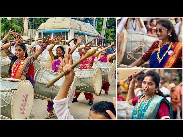 Maharashtra Puneri Dhol Tasha Performance | Pappu Patel Ganesh Nimajjanam 2024 | Maharashtra Band