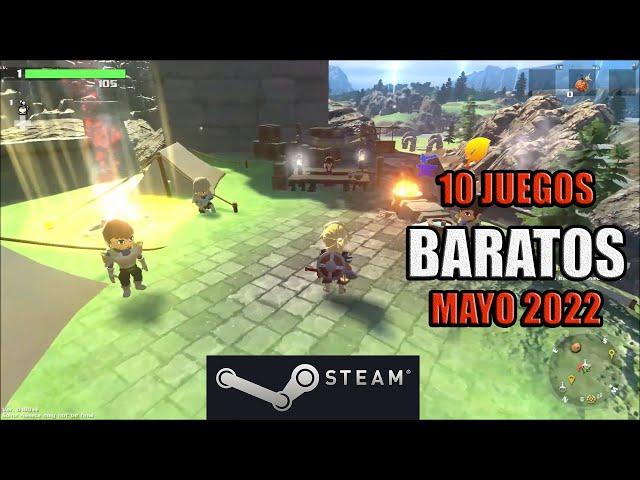 10 nuevos MEJORES JUEGOS BARATOS de STEAM que salieron en MAYO 2022