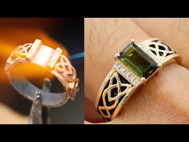 Celtic jewelry making tutorials - handmade Celtic ring