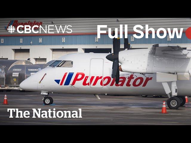 CBC News: The National | Purolator, UPS freeze shipments