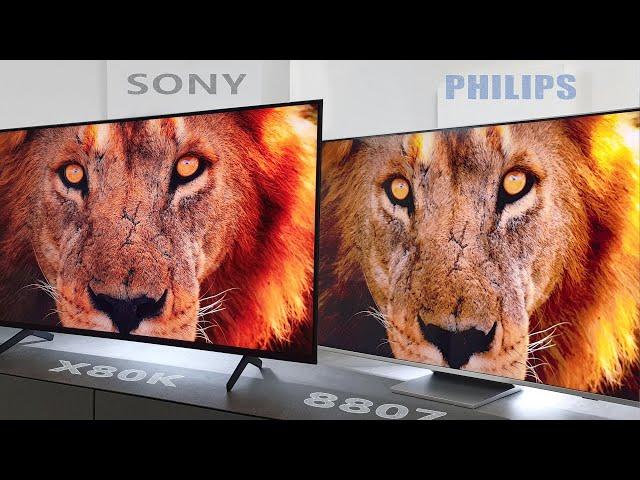 Sony X80K VS Philips PUS8807