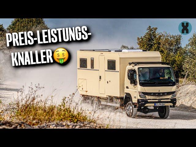 4x4 Fernreisemobil SCHNÄPPCHEN: Wilde Expedition Truck auf Fuso Canter Basis