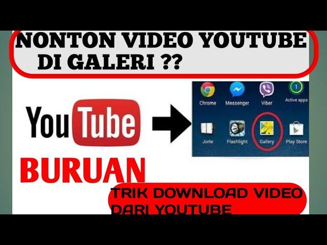 CARA MENDOWNLOAD VIDEO YOUTUBE GRATIS TERBARU ll NO APK ll