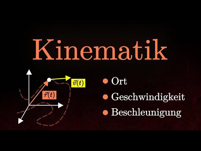 Kinematik EINFACH erklärt! - Zusammenfassung (Physik)