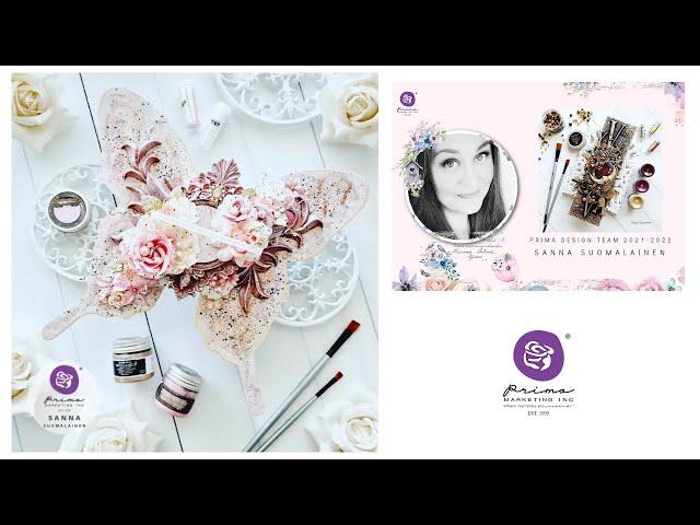 ALTERED BUTTERFLY - Mixed Media Tutorial by Sanna Suomalainen