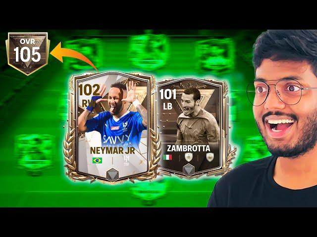 Road to 105 OVR Continues! Welcome Neymar Jr, Zambrotta - FC MOBILE