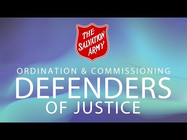 Ordination and Commissioning of the Defenders of Justice | June 22, 2024