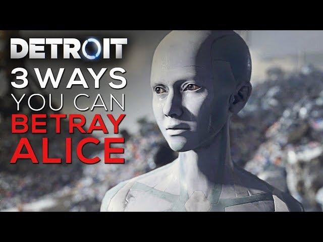 3 Ways Kara can Betray Alice (Evil Kara Endings) - DETROIT BECOME HUMAN