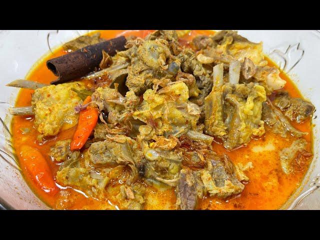 RESEP GULAI KAMBING ANTI BAU KUAHNYA GURIH BANGET SUPER ENAK