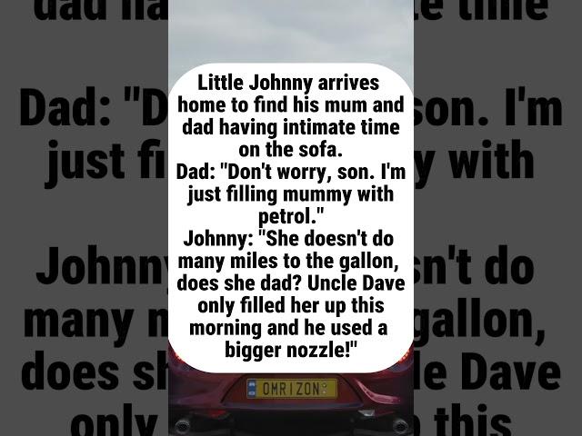 "Uncle Dave’s Bigger Nozzle: Johnny’s Mileage Observation"#funny #joke #humor