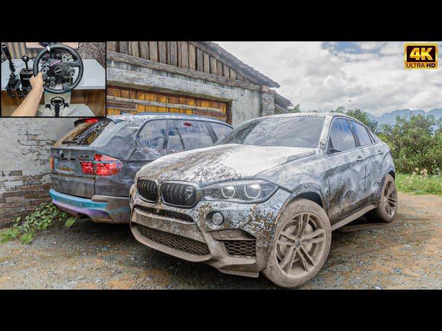 Rebuilding BMW X6 M & BMW X5 M | Forza Horizon 5 | Steering Wheel gameplay