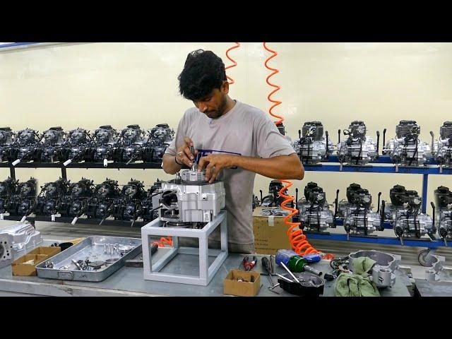 How Tez Raftar 200cc Loader Rikshaw Engine Assembling