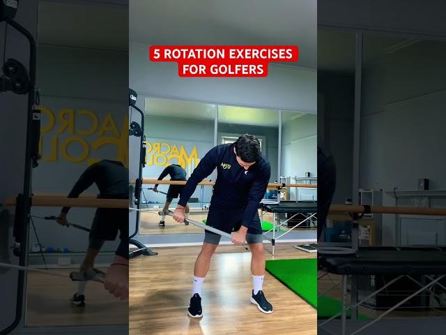 5 Rotation Exercises for Golfers for more Club Head Speed #golffitness #golfexercise #golfswing
