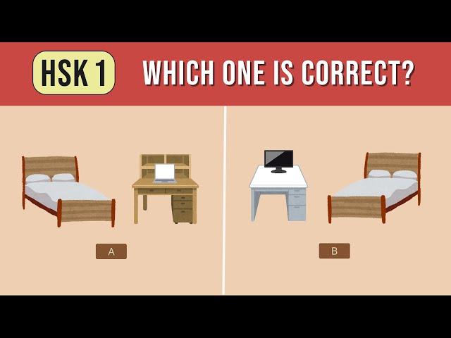 Mandarin Chinese Listening Test  Beginner HSK1 | Choose the right answer  Listening Comprehension