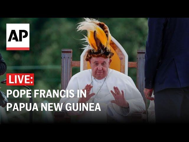 LIVE: Pope Francis meets Catholic community in Vanimo, Papua New Guinea