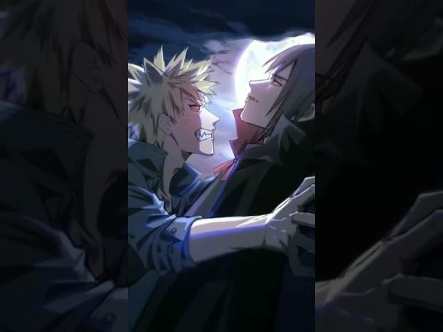 vampire sasuke and warewolf Naruto #narusasu #youtubeshorts #bl #narutoxsasuke
