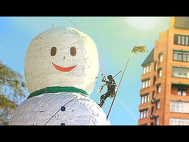 THE MOST HIGH SNOWMAN! WINNER 100K FOR THE SNOWMAN!