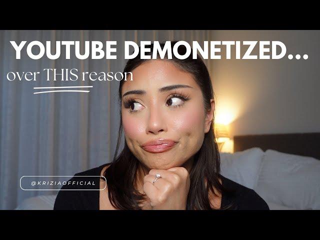 story time: youtube demonetized my channel (tips to fix/prevent)