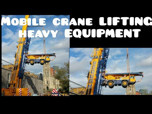 MOBILE CRANE LIFTING HEAVY EQUIPMENT #JAYSONABEJAR#