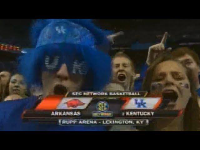 #2 Kentucky vs Arkansas Basketball Highlights (1/23/2010)